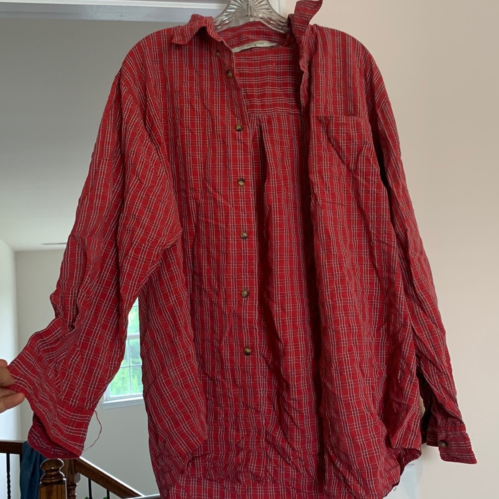 Good quality red flannel